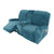 Velvet Recliner Sofa Cover with Middle Console Slipcover For 1/2/3 Seater