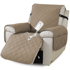 100% Waterproof Recliner Slipcover Four Leaf Clover