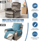 100% Waterproof Recliner Slipcover Double Line Diamond