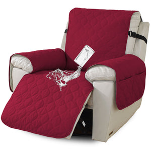100% Waterproof Recliner Slipcover Four Leaf Clover