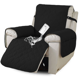 100% Waterproof Recliner Slipcover Four Leaf Clover