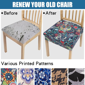 Printed Dining Chair Seat Covers