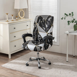 One Piece Printed Office Chair Cover