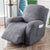 Leopard Recliner Cover Stretch Sofa Slipcover With Elastic Bottom