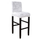 Velvet Square Bar Stools Chair Cover