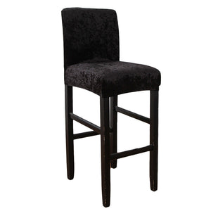 Velvet Square Bar Stools Chair Cover