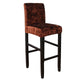 Velvet Square Bar Stools Chair Cover